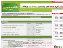 Tablet Screenshot of forum.agriavis.com